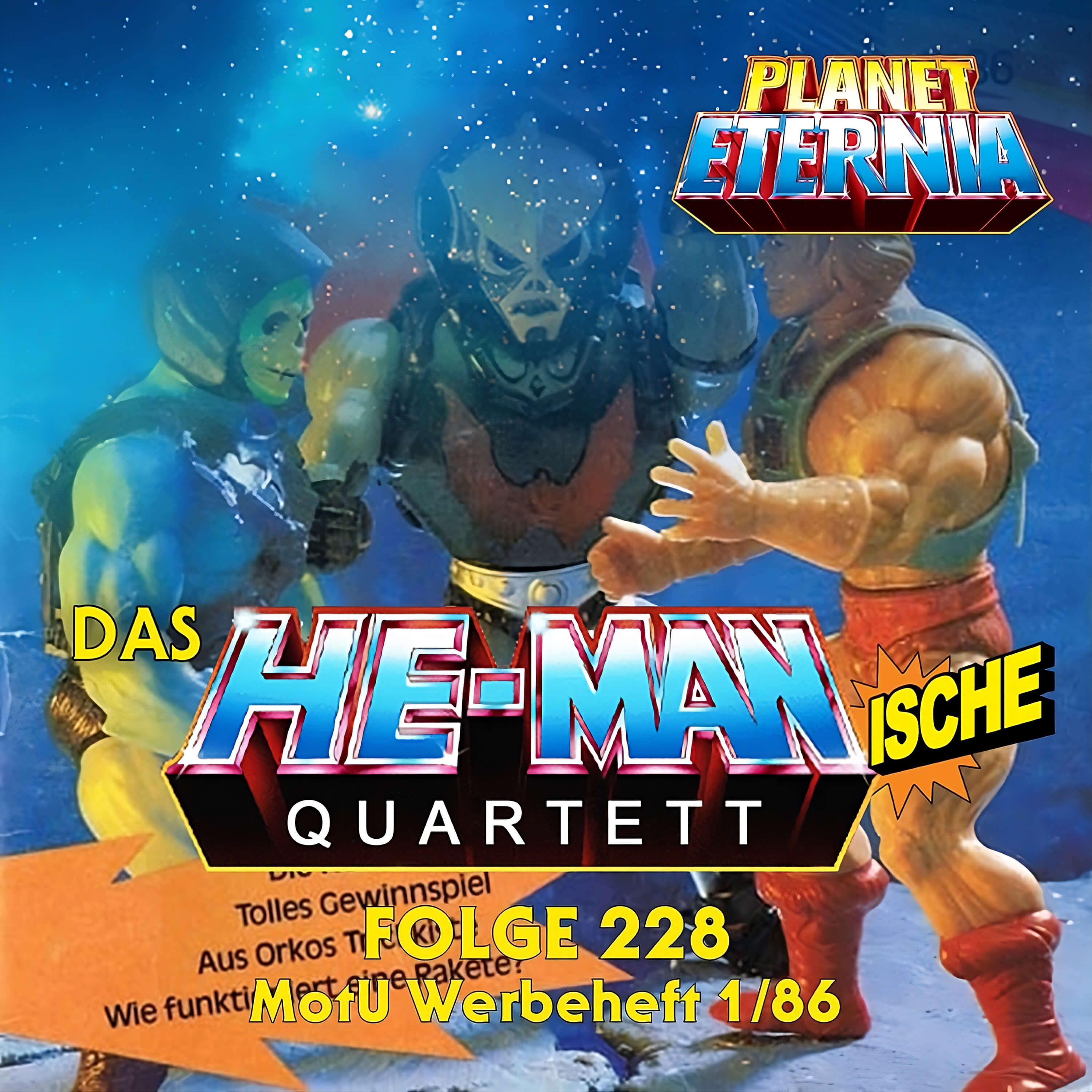 Das HE-MANische Quartett #228 | MotU-Werbeheft 1/86 | PlanetEternia episode artwork