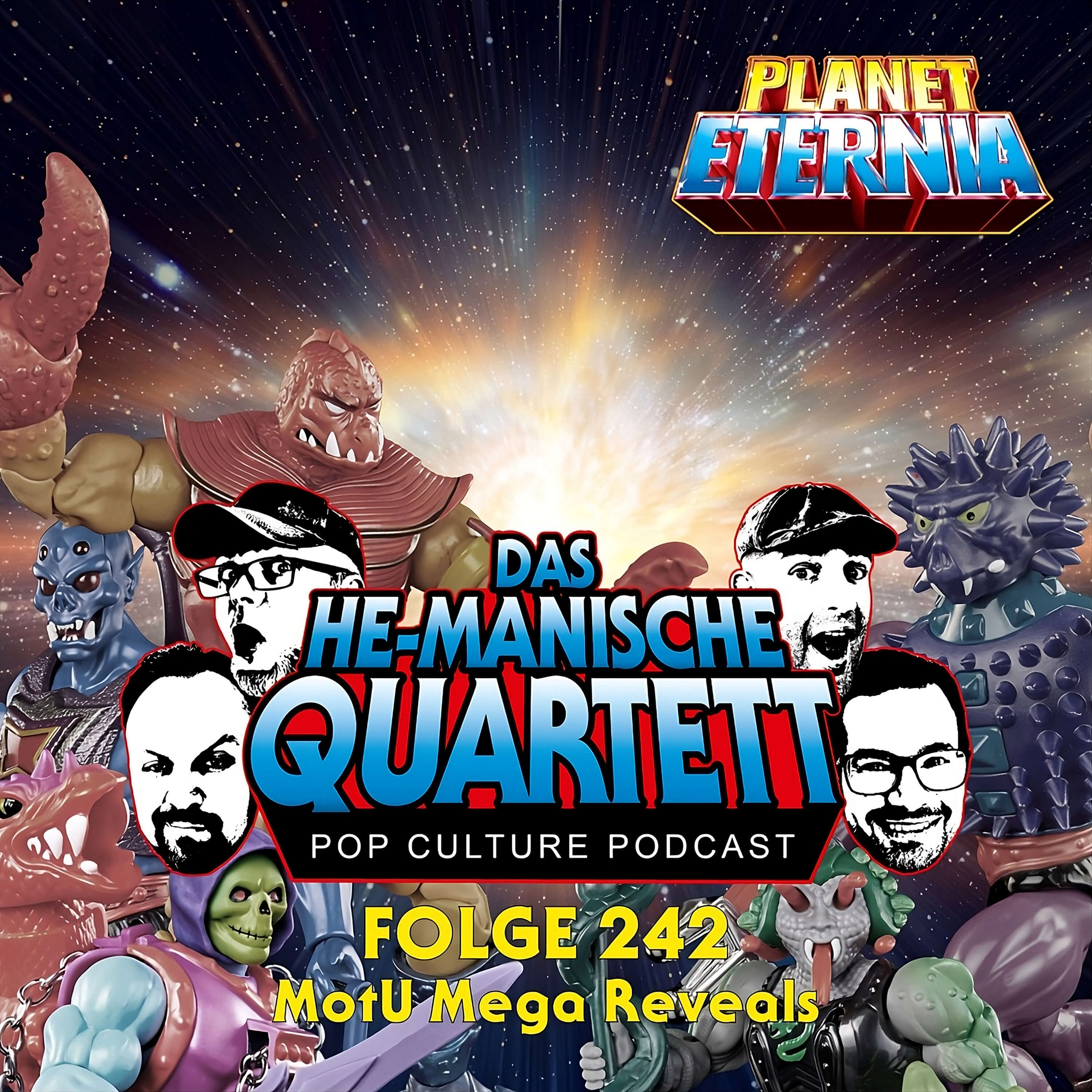Das HE-MANische Quartett #242 | MotU-Mega-Reveals | PlanetEternia episode artwork