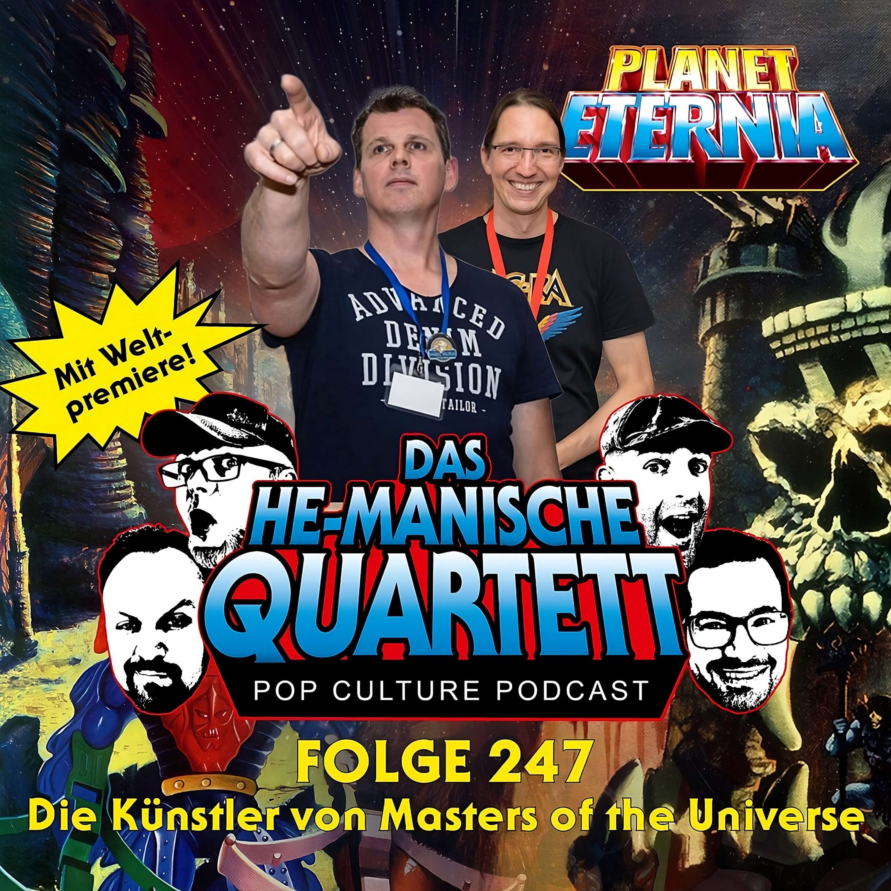 Das HE-MANische Quartett #247 | Die Künstler von Masters of the Universe | PlanetEternia episode artwork