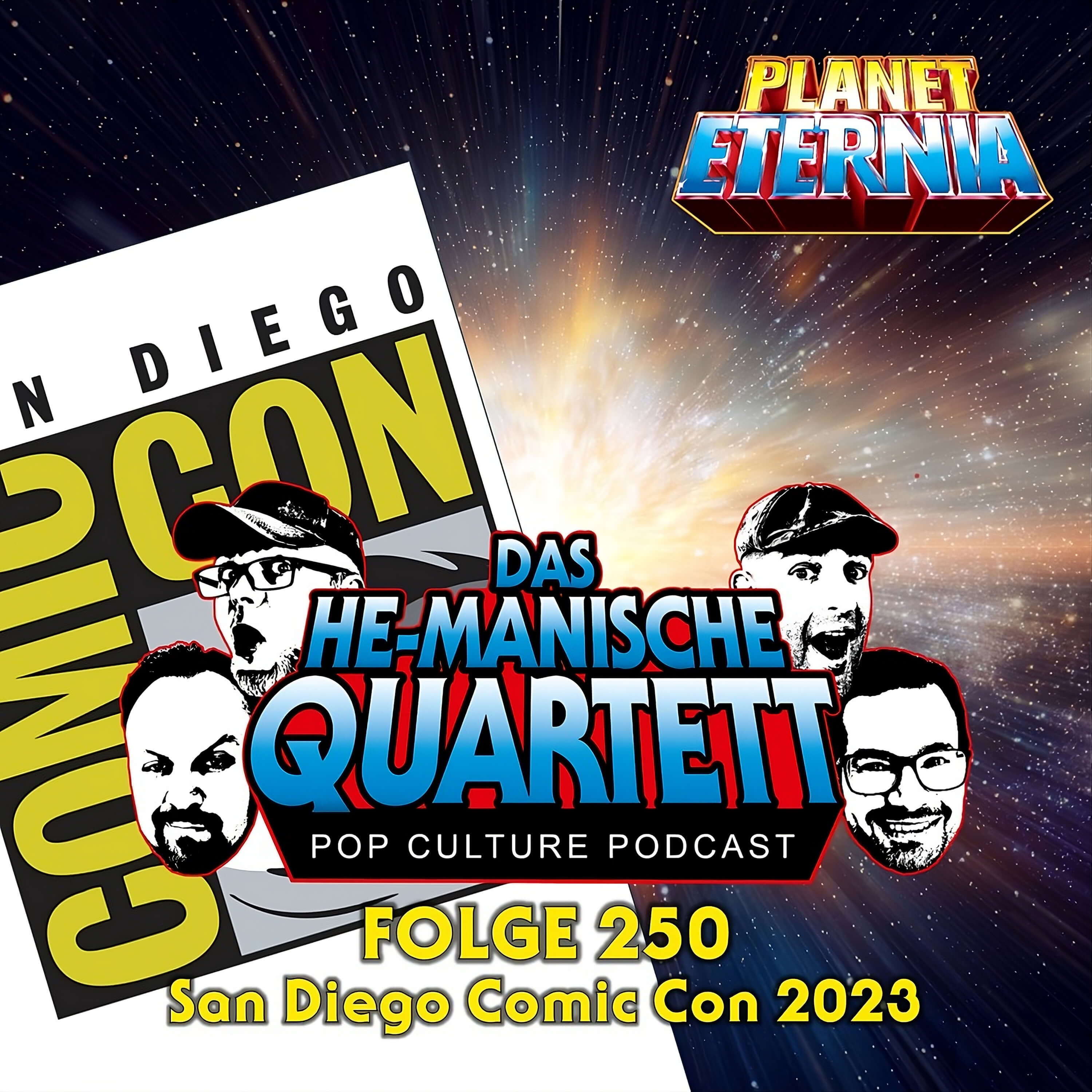 Das HE-MANische Quartett #250 | San Diego Comic Con 2023 | PlanetEternia episode artwork