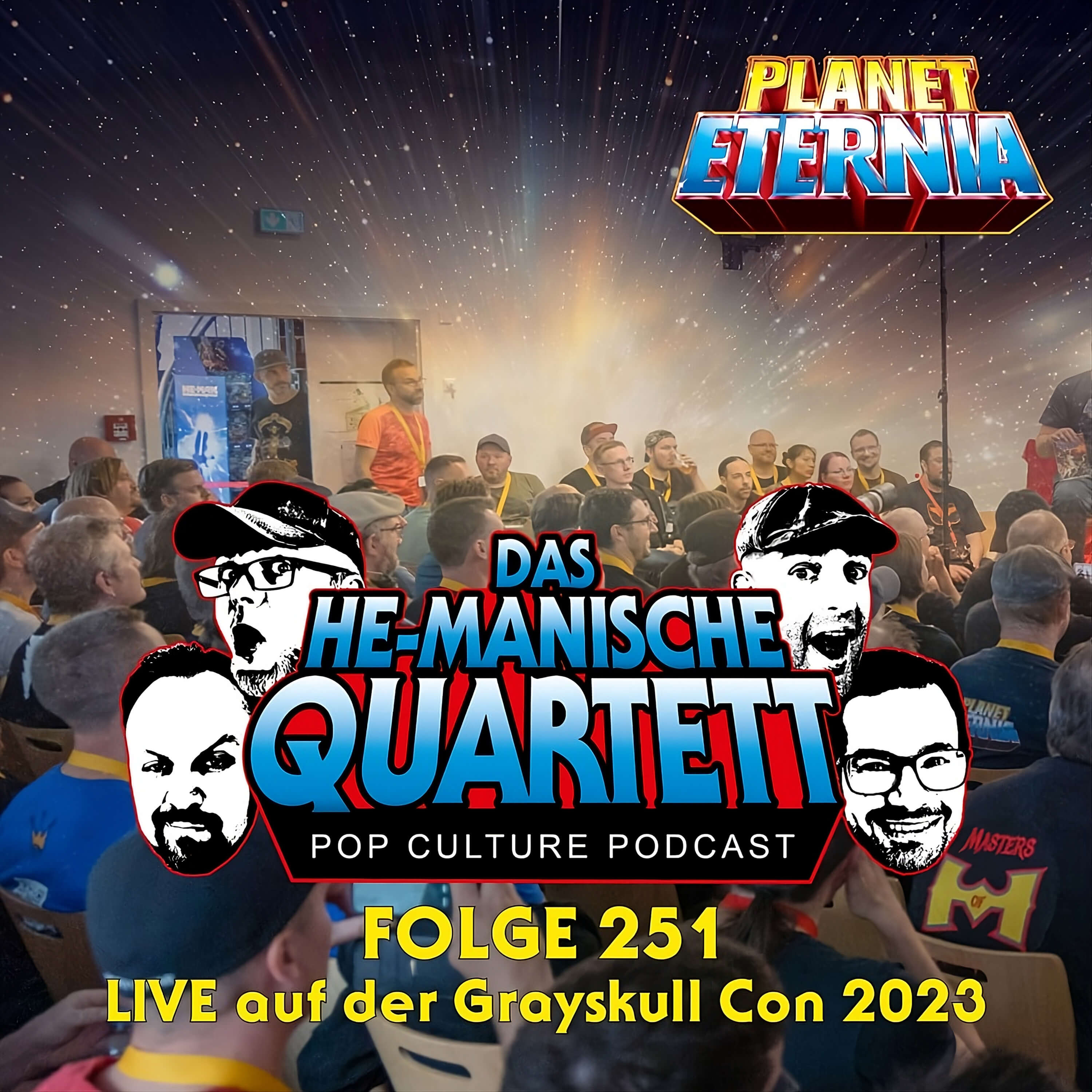 Das HE-MANische Quartett #251 | LIVE auf der Grayskull Con 2023 | PlanetEternia episode artwork