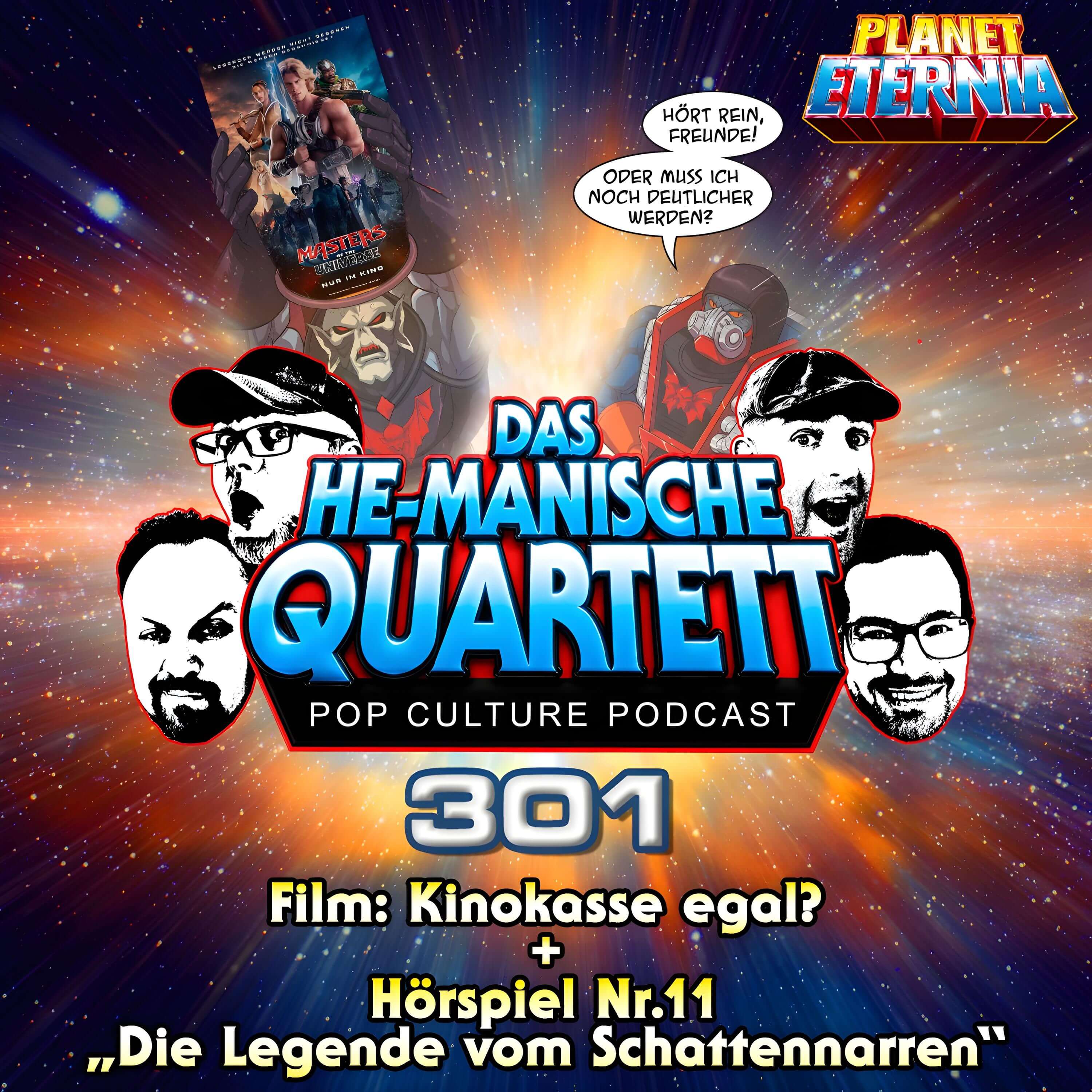 Das HE-MANische Quartett #301 | Film: Kinokasse egal? + Hörspiel Nr.11 | PlanetEternia