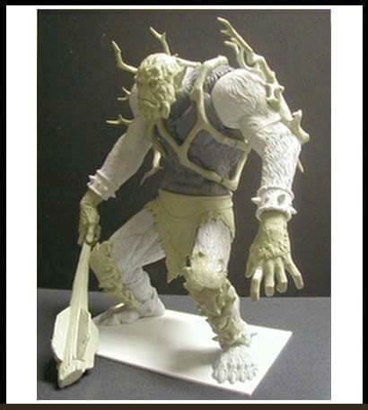 Moss Man htte auf den Formen der Beast Man Figur basiert.