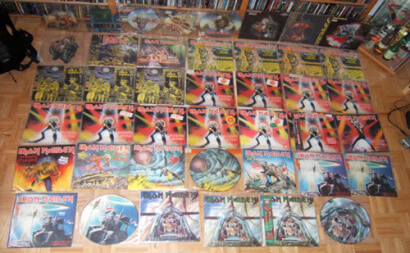 Auf Iron Maiden liegt derzeit der Schwerpunkt von Alf?s Sammlung