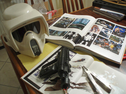 Der Biker Scout in der Entstehung