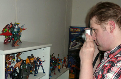 Toy Humor in Process - Reilly schiesst Fotos der Figuren in bestm�glichen Posen