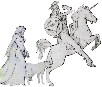 Frhe Mattel Entwrfe einer He-Man Toyline fr Mdchen  (Bildquelle: Tomart)