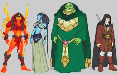 Council of Wisdom - 1, u.a. mit Eldor (rechts)