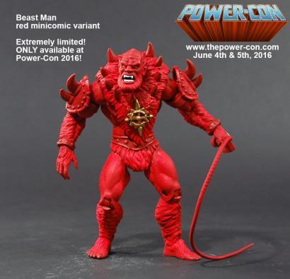 Red minicomic Beast Man