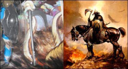 er Deathdealer und seine Waffe bei den Warriors