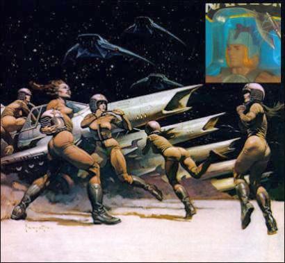 Space Attack und Magnons Helm