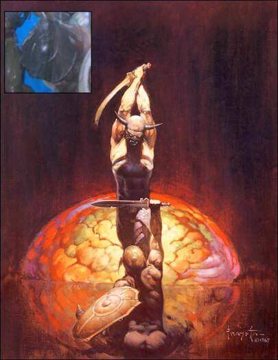 Frazetta ?The Brain? offenbart die Form der Schilder der Galaxy Warriors