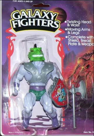 Iguana ist eines der bekanntesten Designs aus den Galaxy Fighters