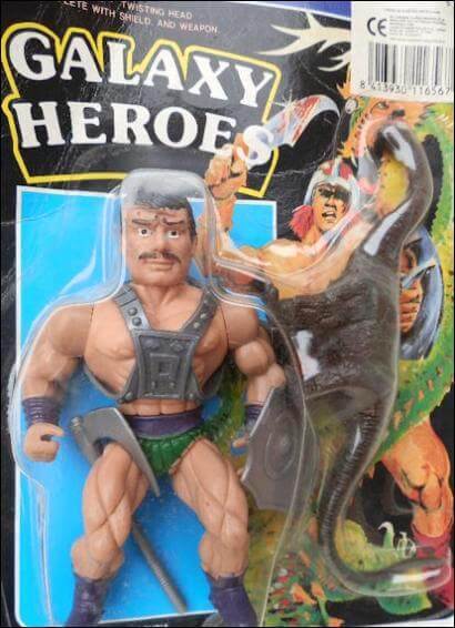 Die Beigabe zu den Galaxy Heroes waren manchmal auch Dinosaurier.