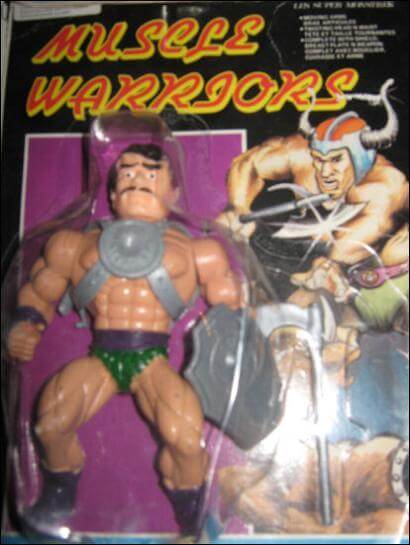 Muscle Warriors sind das perfekte Beispiel der Bootleg-Industrie.