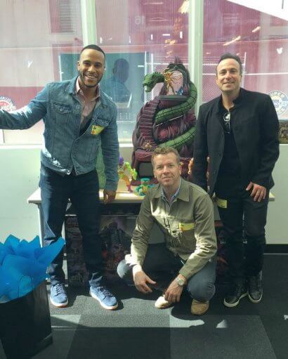 Das letzte Bild von Snake Mountain in einem Tweet von MotU-Kinofilm-Produzent DeVon Franklin