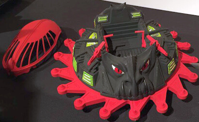 Der Roton mit seinem neuen "Gesicht" auf der New York Toy Fair 2016.