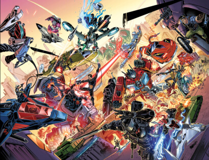 IDWs Revolution von Illustrator Fico Ossio, coloriert von Diego Rodriguez.