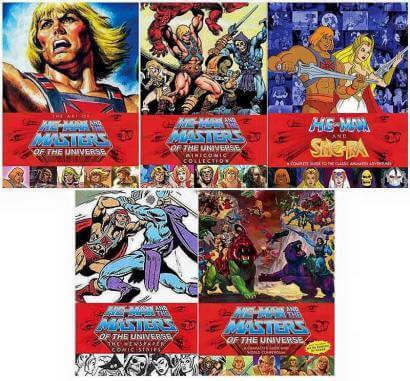 Alles bisher erschienenen bzw. angekndigten MotU-Bcher von Dark Horse