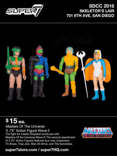 Masters of the Universe ReAction-Figuren Wave 2
