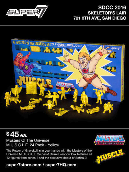 MotU M.U.S.C.L.E. 24er Pack in gelb