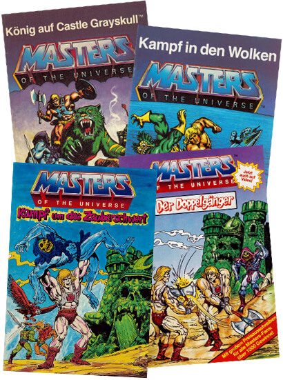 Mattels Werbecomics von 1984, zwei davon US-Reprints