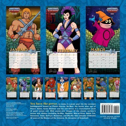 R�ckseite mit �bersicht �ber alle Kalenderbl�tter.