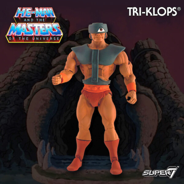 Filmation Tri-Klops hat sein Schwert dabei.