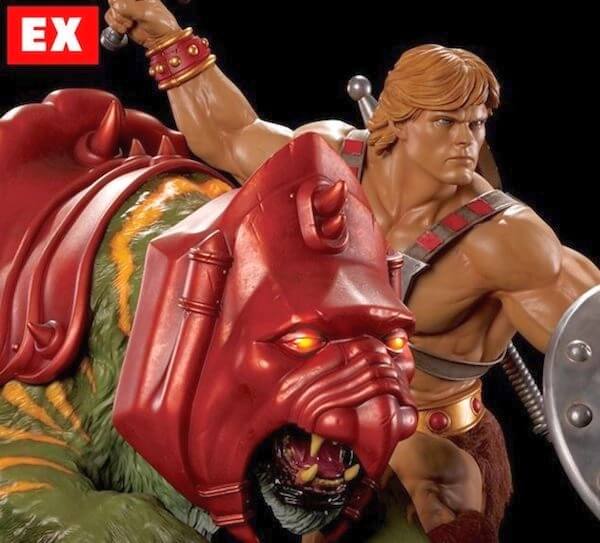 He-Man und Battle Cat 1:4 Statuen von PCSC