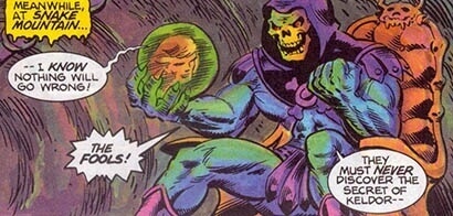 In den 80ern sollte geheim bleiben, dass Skeletor einmal Keldor war