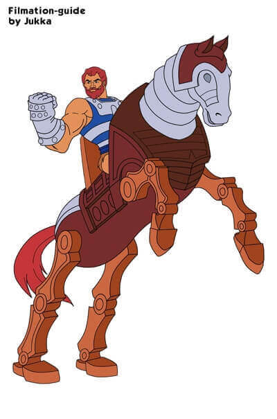 Filmation Fisto und Stridor; Quelle siehe unten.