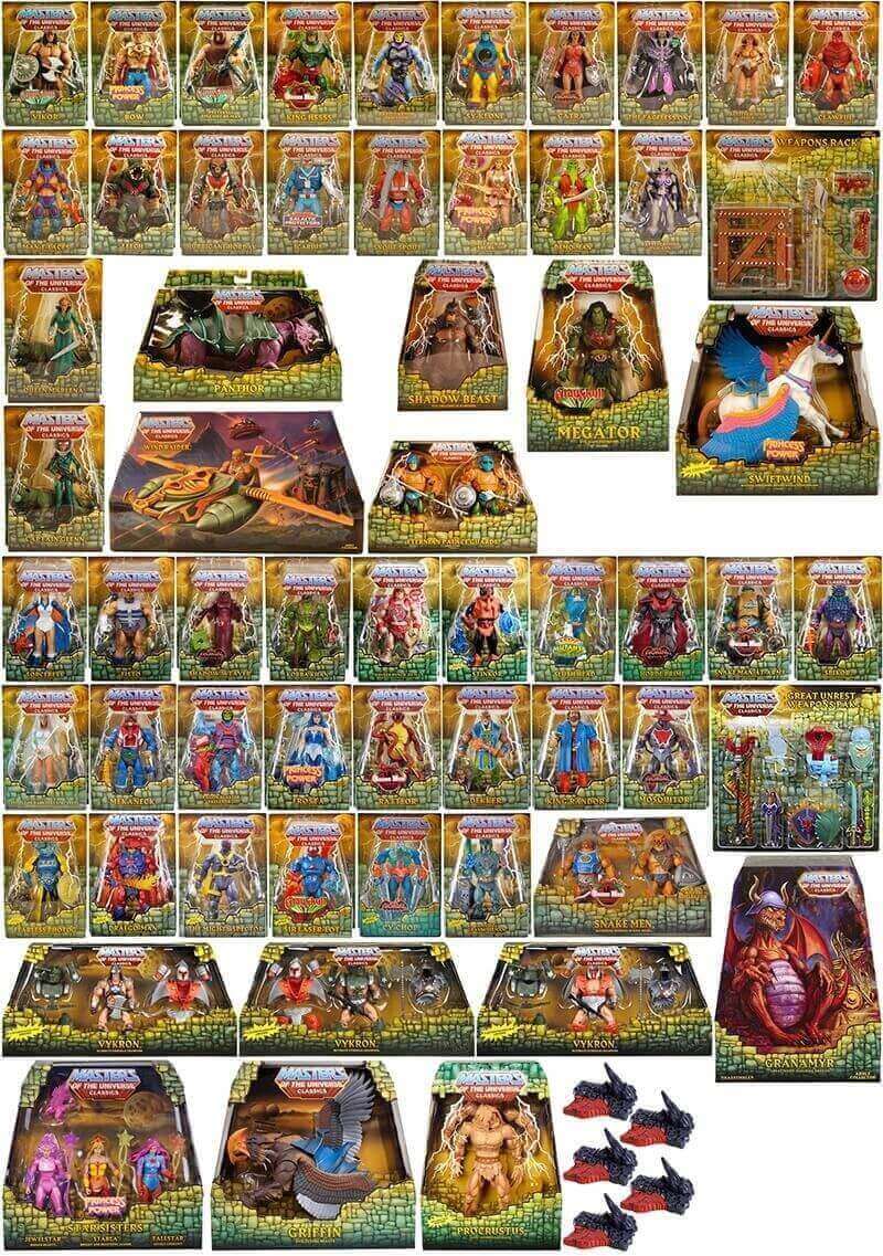 Masters of the Universe Classics - alles von 2011 - 2012