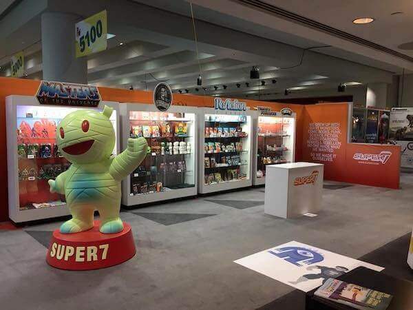 Messestand von Super7 auf der New York Toy Fair