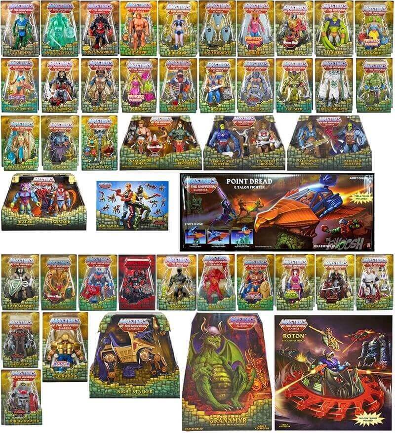 Masters of the Universe Classics - alles von 2015 - 2016