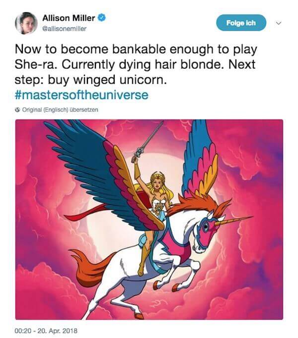 Allison Miller spielt She-Ra?