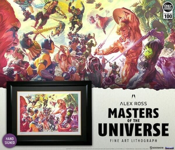 Vintage MotU-Lithografie von Alex Ross (klicken fr volle Auflsung)