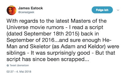 James Eatock auf Twitter
