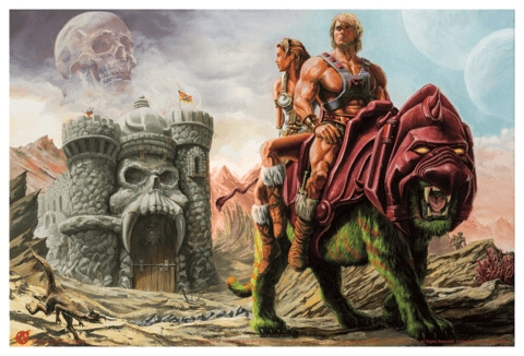 "He-Man - The Prophecy Of The Legend" Gre ca. 71 cm x 48 cm, $125