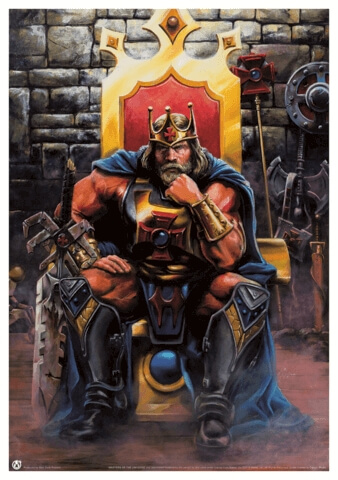 "King He-Man", Gre ca. 48 cm x 69 cm, $105