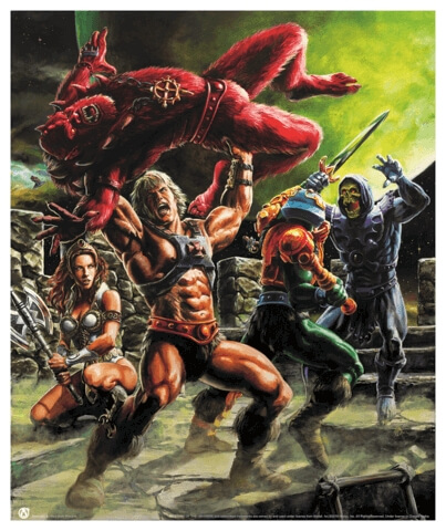 "He-Man And The Power Sword", Gre ca. 53 cm x 64 cm, $115