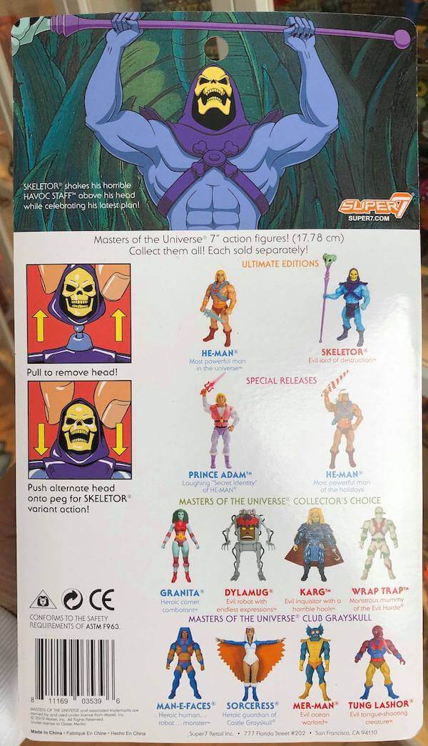 Skeletor Rckseite