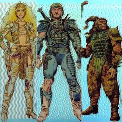 She-Ra, Man-At-Arms und Beast Man im William Stout-Design