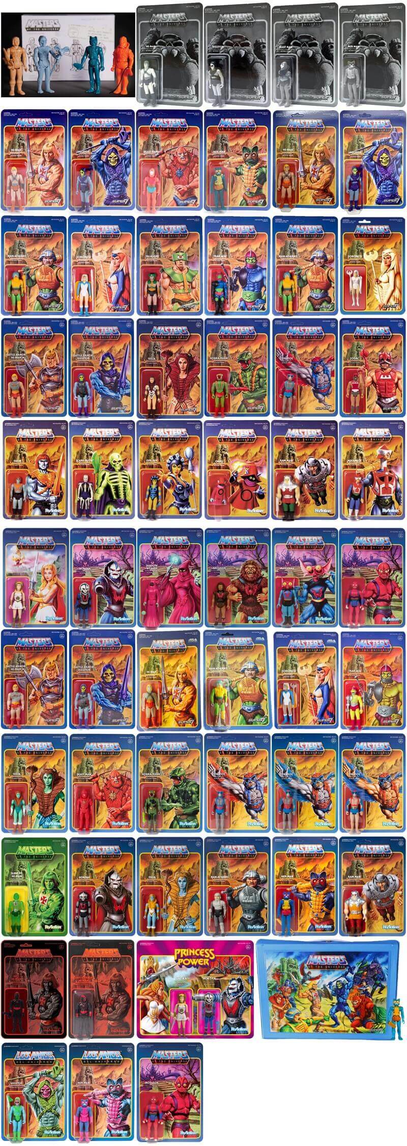 ReAction Figuren von Super 7