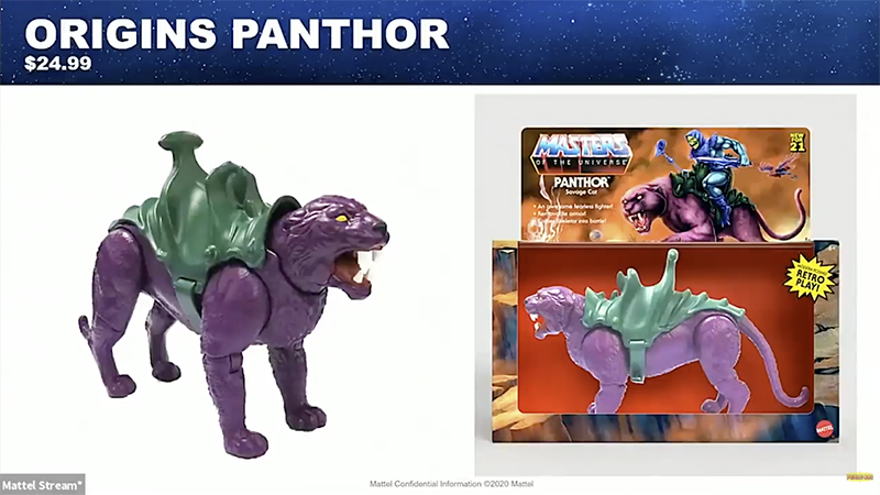 Panthor Prototyp in Mattels Prsentation