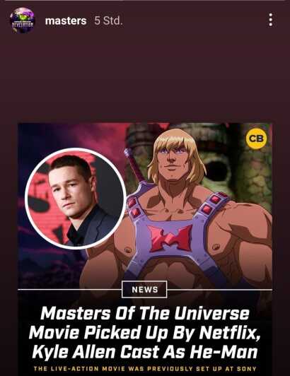 Diese Meldung wurde auf dem offiziellen Masters Instagram Account geteilt