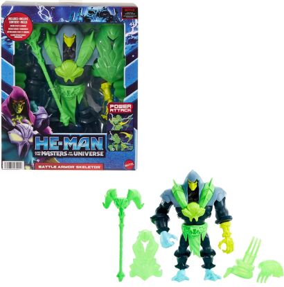 Produktbild des 8,5" Battle Armor Skeletors samt Zubehr