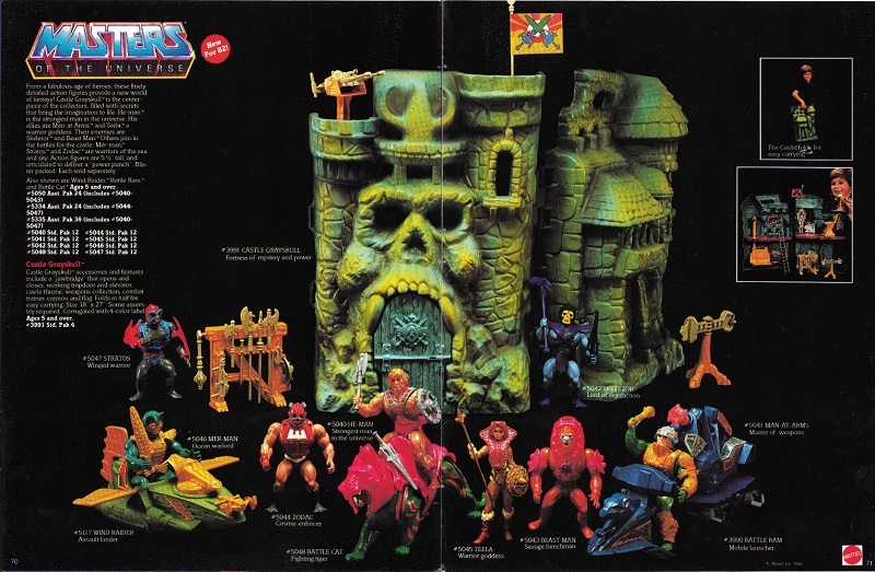 Mit diesem Prospekt wurden He-Man und die Masters of the Universe 1982 auf der Toy Fair erstmals der ffentlichkeit prsentiert