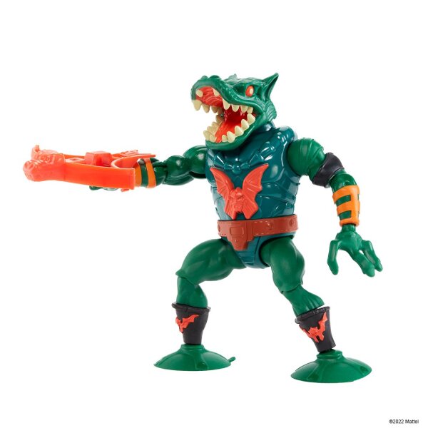 Der MotU Origins Leech kommt mit an die Classics-Figur erinnerndem Wechselkopf sowie Wechselhnden mit Fingern