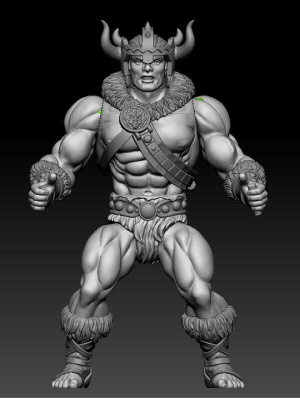 Das 3D-Modell des neuen Barbaro-Designs