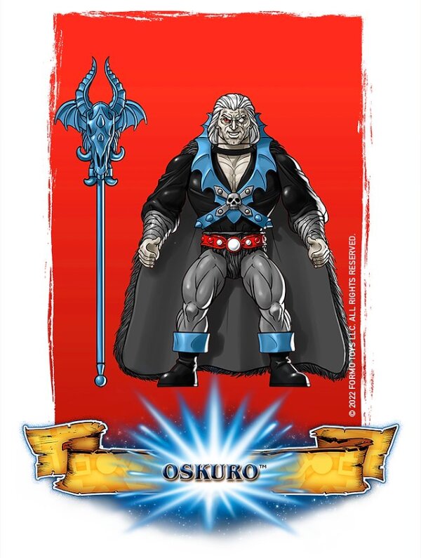 Oskuro wurde im Vergleich zu Derlok stark verndert